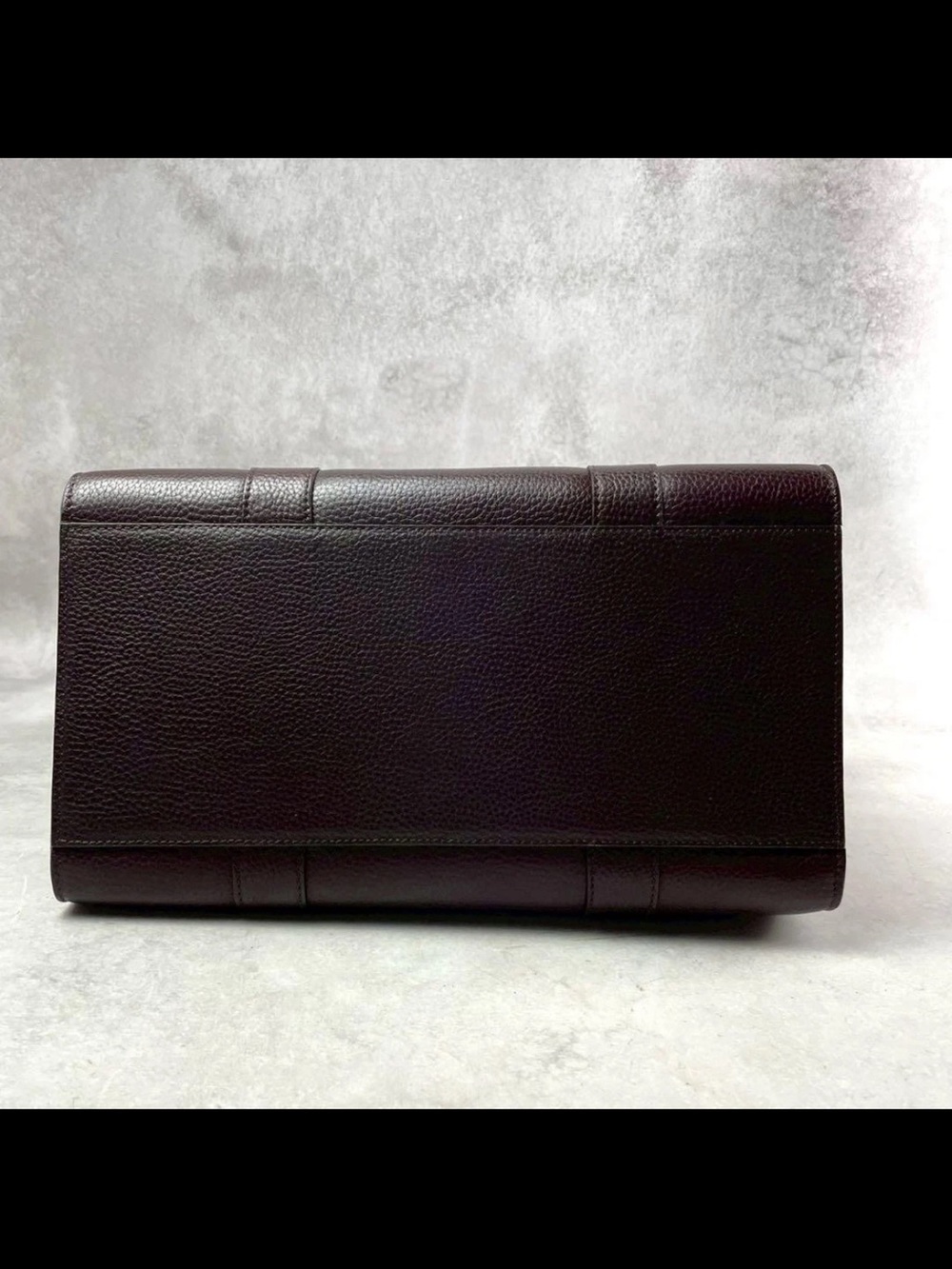 Mulberry Dark Chocolate Brown Leather Tote with Gold Hardware - Picture 6 of 12